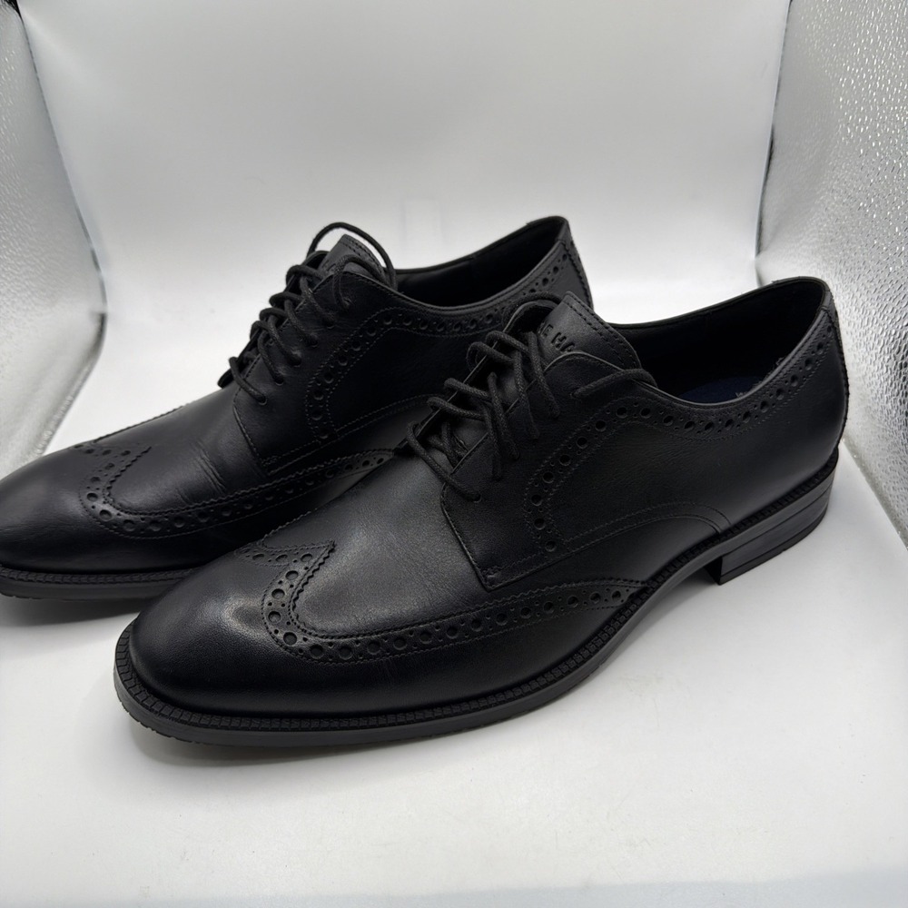 Cole Haan "Modern Essentials Waterproof Wing Tip Oxford Black Men's. Size 9M